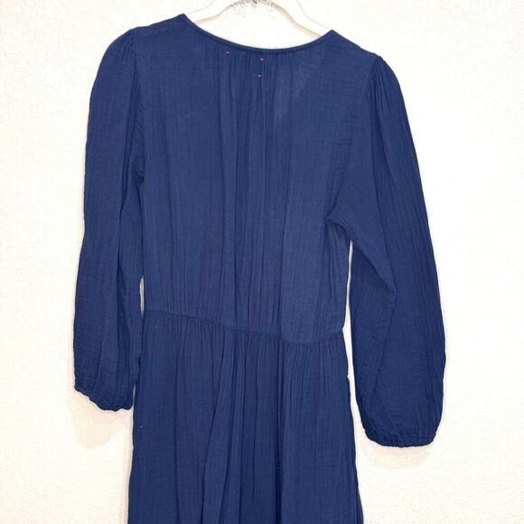 Xirena Blue 100% Cotton Gia Midi Dress Size XS $297 - Picture 6 of 9